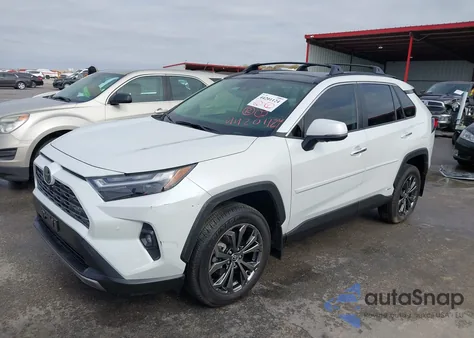2025 Toyota Rav4 Hybrid Limited from USA, damaged, VIN JTMD6RFV1SJ074600